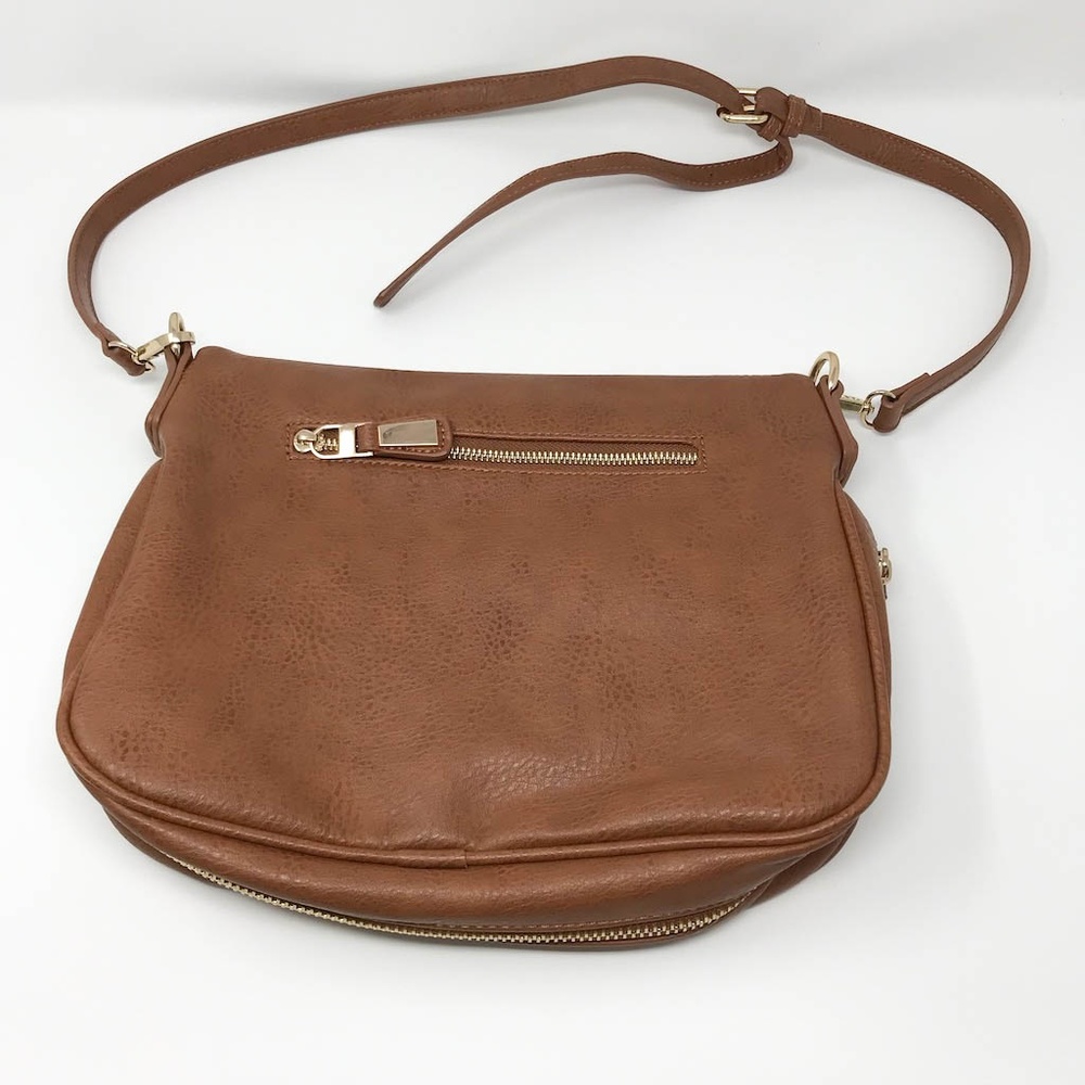 Moda Luxe Brown Crossbody Shoulder Bag - Picture 2 of 8